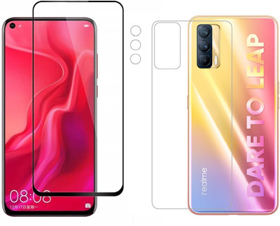 Vatsin Front & Back Camera Lens Glass Protector for Realme X7, Front and Back Tempered Glass Combo for Realme X7(Pack of: 3)