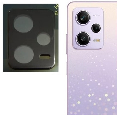 VOSKI Back Camera Lens Glass Protector for Redmi Note 12 Pro Plus Camera Lens Protector Bubble Free Anti Scratch Glass(Pack of: 1)