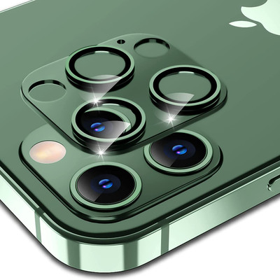 VOSKI Back Camera Lens Glass Protector for iPhone 11 Pro Max Camera Lens Protector Full Metalic Alloy Ring Camera Glass(Pack of: 1)