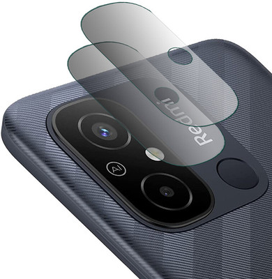 DOUMOF Back Camera Lens Glass Protector for Redmi 12C.(Pack of: 2)