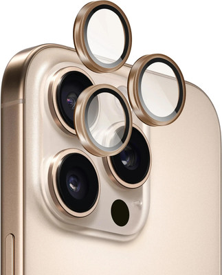 GRIPP Back Camera Lens Ring Guard Protector for Apple iPhone 16 Pro | iPhone 16 Pro Max (Gold)(Pack of: 1)