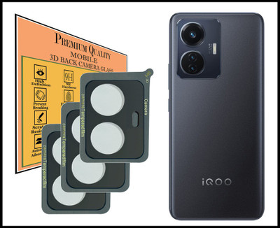 Hideous Back Camera Lens Glass Protector for iQOO Z6 44W(Pack of: 3)