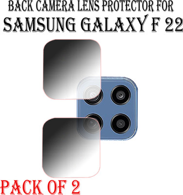 EJZATI Back Camera Lens Glass Protector for SAMSUNG GALAXY F22(Pack of: 2)