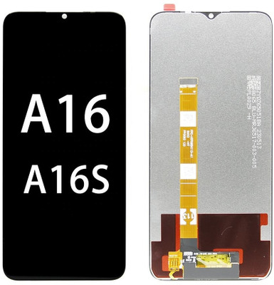 SSP TELECOM IPS LCD Mobile Display for Oppo A16(With Touch Screen Digitizer, Black)