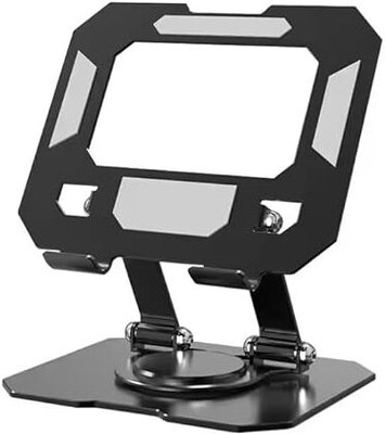 Dhvyant Mart Anti Slip 360°Rotating Metal Portable & Foldable Tablet Stand For Home & Office Mobile Holder