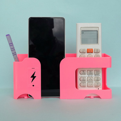 CIHROX Wall Mount Mobile Holder | Plastic Storage Case for Ac/Tv Remotes Mobile Holder
