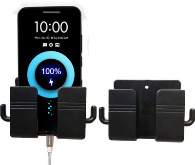 M/S DSNS Phone Stand Wall Mount For Charging | AC/TV Remote Hanging Bracket Pack OF 2 Mobile Holder