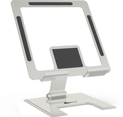 WeCool Fully Foldable Metallic Table Top Tablet Holder for iPad and Tablet Device Mobile Holder