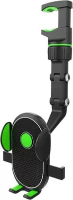 TECHGEAR CAR 360 DEGREE REARVIEW MIRROR ROTATING Mobile Holder