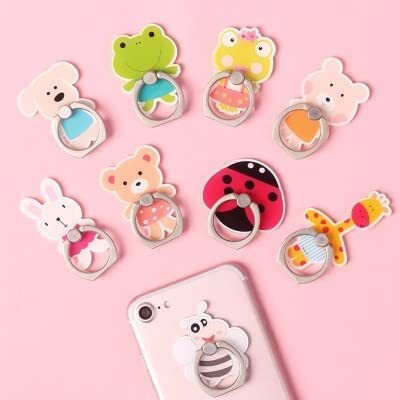 PRH Stand Holder 360 Rotation Finger Ring Grip Stand for Mobile and Tablets (Bear) Mobile Holder
