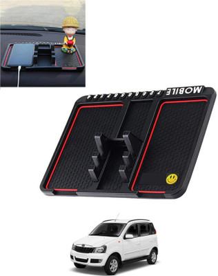 AYW Silicone Tray Mat For  Mahindra Quanto(Black)
