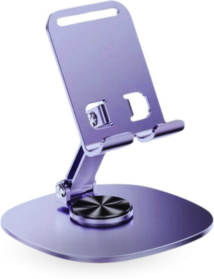 Octec 360° Folding Phone & Tablet Stand - Metal | Anti-Slip | Universal Compatibility Mobile Holder