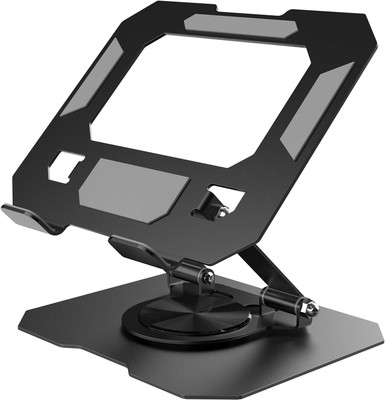 Wicrotec Aluminium Tablet Rotating Base Foldable Compatible For 4-13 Inch Ipad & Mobile Holder