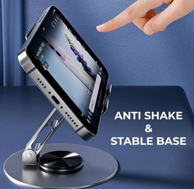 JANGI Metal body phone holder LX2 Smart table mobile Stand for desk online classes Mobile Holder