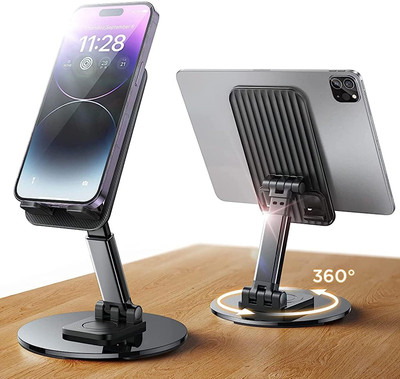 ASTOUND Phone Stand Holder All Metal Base Angle Adjustable Mobile Holder