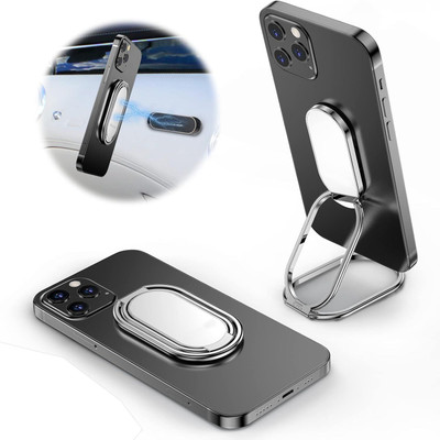 mizi Kickstand Adhesive Grip Silver Mobile Holder