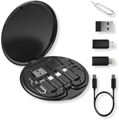 thriftkart Multi USB Adapter Set Converter Kit Charging Cable Card Storage Eject Pin Phone Charging Pad