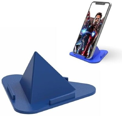 JANROCK (Pack of 2) Pyramid Shape Holder Desktop Stand 3in1 Universal 3-Sided Triangle Mobile Holder