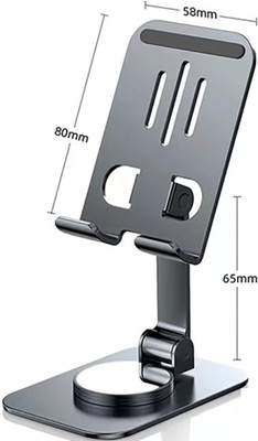 RECTITUDE Best Premium 360° Rotating Stand Adjustable Compatible with All Phone Mobile Holder