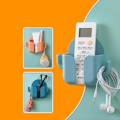 REETI Wall Mobile Holder Multi-Purpose Remote Keychain Pen Pencil Organizer pack of 2 Mobile Holder