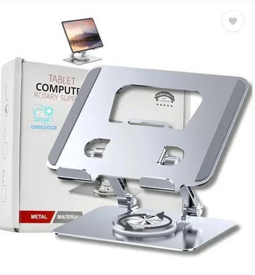 aybor Aluminium Tablet Stand Rotating Base Foldable Compatible For 4-16Inc Ipad/Mobile Mobile Holder