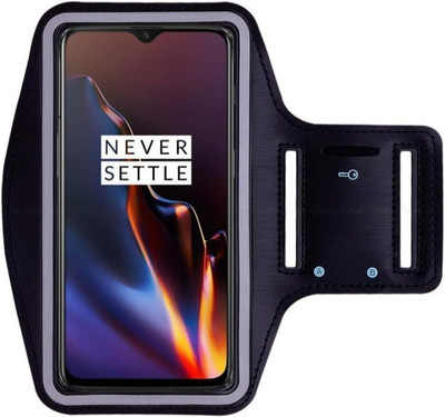 TECHGEAR Black Waterproof Mobile Arm Band Pouch Phone Holder Case for Running Jogging Mobile Holder