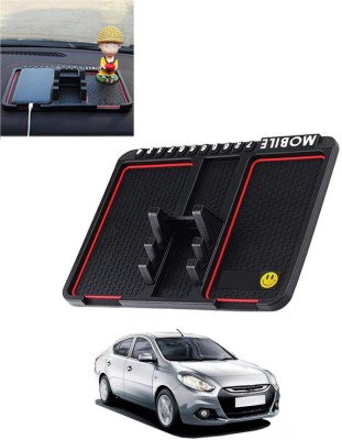 AYW Silicone Tray Mat For  Renault Scala(Black)