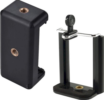 Winsumm 360-Degree Tripod Mount With Hot Shoe |Cold Shoe Mobile Holder(Pack of 2) Mobile Holder