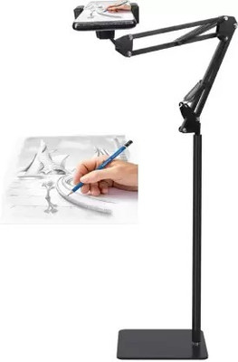 TECHGEAR Tripod Floor Stand for 4'-10.2' inch, with Gooseneck Clip Mobile Holder