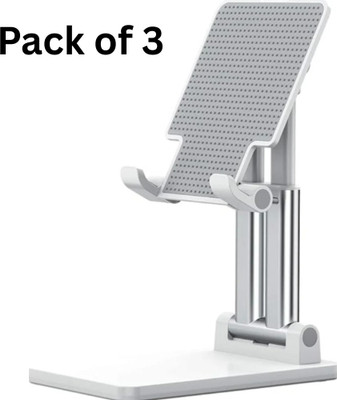 Baringo Pack of 3 Adjustable Foldable Mobile Phone Stand for Desk & Table Use Mobile Holder