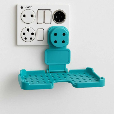 Seth Sons Multi-Purpose Mobile Charging Wall Stand Plastic Holder Universal Socket Mobile Holder