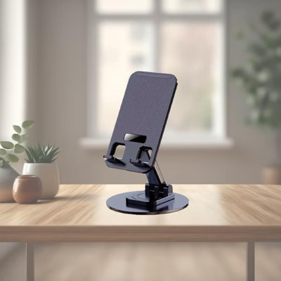TECHNUV Folding Lifting Bracket Tablet, Mobile Phone Stand Holder All Metal Base Angles Mobile Holder