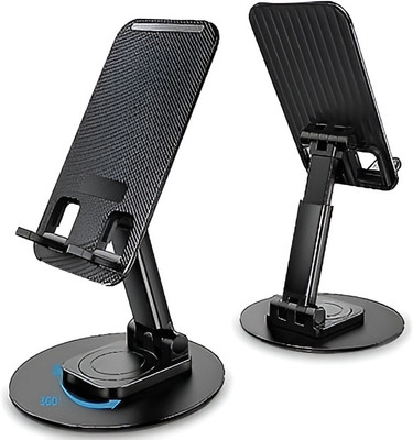 ZAMPONICS Aluminum Alloy Mobile Phone Stand 360° Rotation Height and Angle Adjustable Mobile Holder