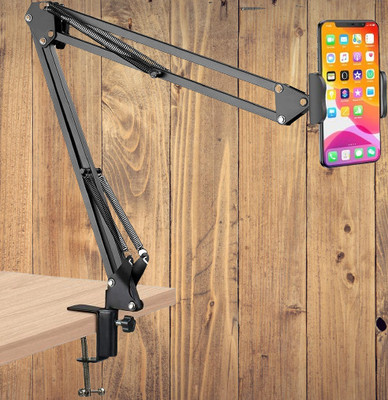 MOBONE Lazy Long Arm Mobile Stand Gooseneck Phone Holder for 4-10.5inch Universal Mobile Holder
