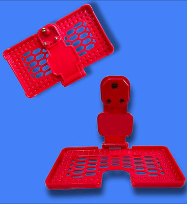 AirSoft Red Universal Portable Home Living Room Charger Rack Shelf Wall Mount ABS X Mobile Holder