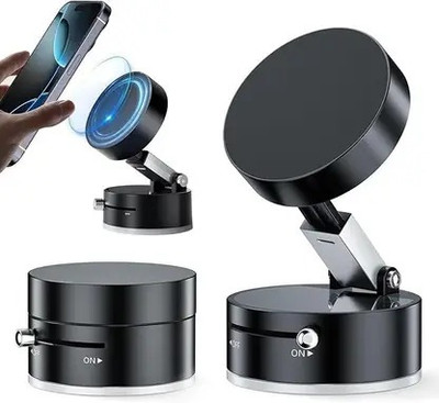 TECKLE Hands-Free Magnetic Phone Stand Vacuum Mount for Car, Bathroom, Bike & Table Mobile Holder