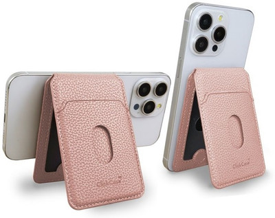 Clickcase Texture Design Magsafe Wallet for iPhone 16/15/14/13/12 Series, Card Slot Mobile Holder