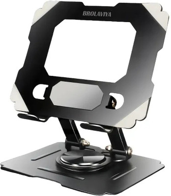 BROLAVIYA Desktop 360 Rotating Base Foldable Stand Compatible with All 4-13 Inch Device D5 Mobile Holder