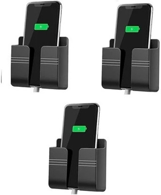 WALLVIEW TECH Wall Mounted Stand Mobile Mobile Wall Mount for charging (pack of 3pcs) Mobile Holder