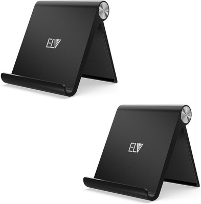 ELV Foldable Universal Tablet & Phone Stand Compatible Desk Holder Set of 2 Mobile Holder