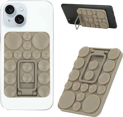 Clickcase 2 in 1 Sticky Bigger Suction Cup & Kickstand for All iphones/Android Phones Mobile Holder