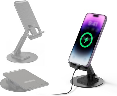 AMUSING Adjustable Cell Phone Stand, Fully Foldable Phone Stand, Dock, Holder Mobile Holder