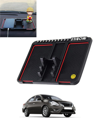 AYW Silicone Tray Mat For  Nissan Sunny(Black)