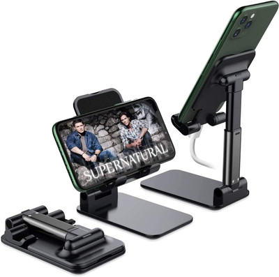 Velmi Desktop Phone Stand – Adjustable & Foldable Holder for Mobile & Tablet Mobile Holder