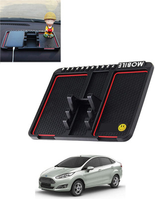 AYW Silicone Tray Mat For  Ford Fiesta(Black)