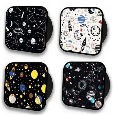 Galaxsia Premium Pack of 4 Space-09 Mobile Grip Stand for Phones Mobile Holder