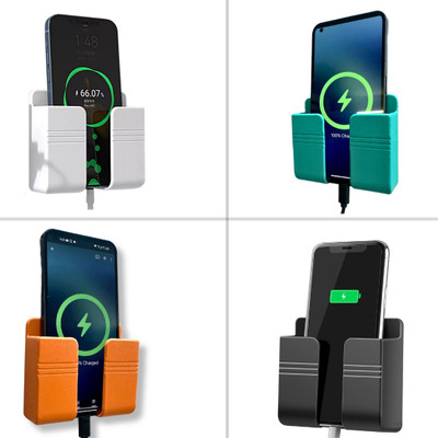 thekiteco. Wall Mount Mobile Holder Mobile Stand Universal Phone Stand-Pack of 4-Multicolor Mobile Holder