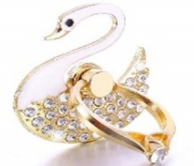 P s retail Swan Shape Bling Mobile Ring Holder with Stand - 1 Pc/Pack Mobile Holder