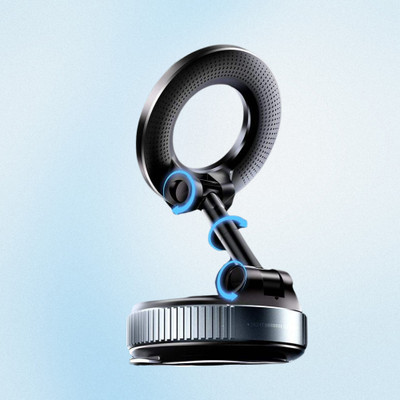 BITWEAVE Universal Magnetic Phone Holder with Foldable Zinc Alloy and Adjustable Height Mobile Holder