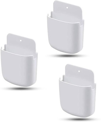 Flipkart SmartBuy Wall Mount Phone Holder Multipurpose Charging Stand For Remote Case 3 Pcs Mobile Holder